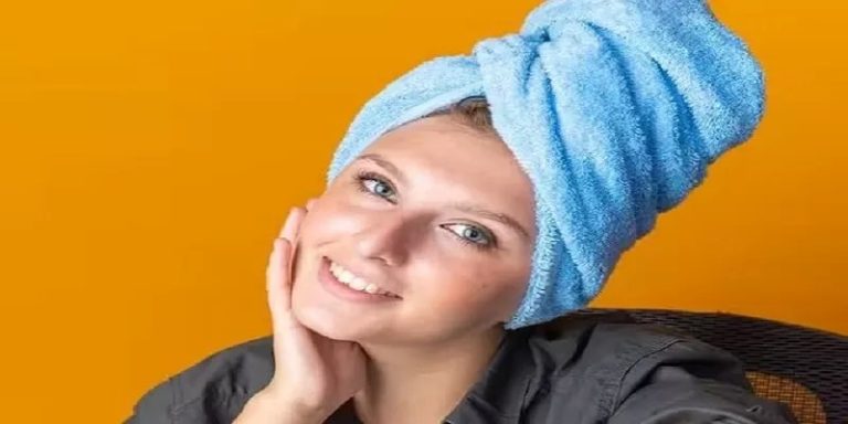 How To Wrap Towel Around Hair?